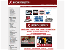 Tablet Screenshot of hockeytoronto.com